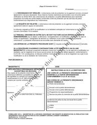 Form 10.01-L Judgment Entry on Motion to Modify/Terminate Domestic Violence Civil Protection Order or Consent Agreement - Ohio (French), Page 3
