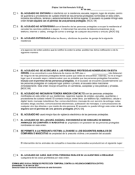 Formulario 10.02-A Orden De Proteccion Temporal Contra La Violencia Domestica (Dvtpo) (R.c. 2919.26) - Ohio (Spanish), Page 3