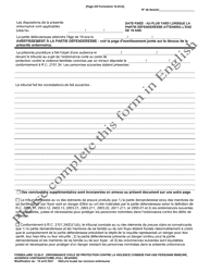 Form 10.05-D Juvenile Civil Protection Order Full Hearing - Ohio (French), Page 2