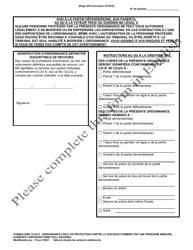 Form 10.05-D Juvenile Civil Protection Order Full Hearing - Ohio (French), Page 6
