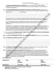 Form 10.03-B Criminal Protection Order (Crpo) - Ohio (French), Page 4