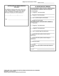 Formulario 10.05-D Audiencia De Parte De Orden De Proteccion Civil De Menores - Ohio (Spanish), Page 6