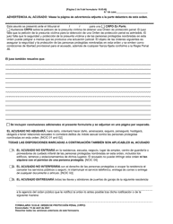 Formulario 10.03-B Orden De Proteccion Penal (Crpo) - Ohio (Spanish), Page 2