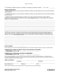 Form 95 Ncic Mental Health Notice - Ohio, Page 2