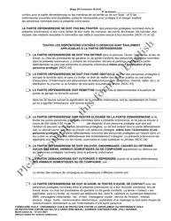 Form 10.03-F Civil Stalking Protection Order or Civil Sexually Oriented Offense Protection Order Full Hearing - Ohio (French), Page 3