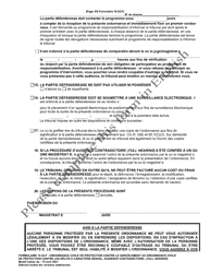 Form 10.03-F Civil Stalking Protection Order or Civil Sexually Oriented Offense Protection Order Full Hearing - Ohio (French), Page 5