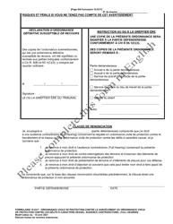 Form 10.03-F Civil Stalking Protection Order or Civil Sexually Oriented Offense Protection Order Full Hearing - Ohio (French), Page 6