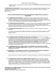Formulario 10.03-F Audiencia De Parte De Orden De Proteccion Civil Contra El Acoso U Orden De Proteccion Civil Contra Delitos De Indole Sexual - Ohio (Spanish), Page 3