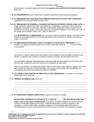 Formulario 10.03-F Audiencia De Parte De Orden De Proteccion Civil Contra El Acoso U Orden De Proteccion Civil Contra Delitos De Indole Sexual - Ohio (Spanish), Page 4