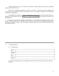 Re-examination Character Questionnaire - Ohio, Page 2