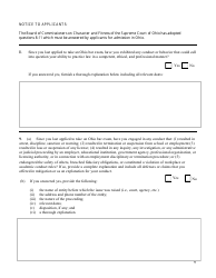 Re-examination Character Questionnaire - Ohio, Page 9