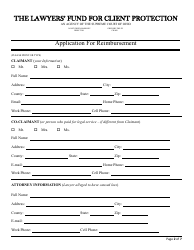 Application for Reimbursement - Lawyers&#039; Fund for Client Protection - Ohio, Page 2