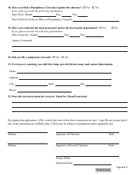 Application for Reimbursement - Lawyers&#039; Fund for Client Protection - Ohio, Page 6