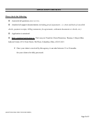 Application for Reimbursement - Lawyers&#039; Fund for Client Protection - Ohio, Page 7