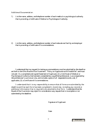 Form SA:4.0 Statement of Applicant - Ohio, Page 4