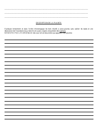 Grievance Form - Ohio (French), Page 4
