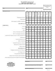 Document preview: Form IJ Individual Judge Report - Ohio