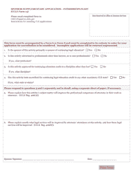 Document preview: CCLE Form 13 Sponsor Supplementary Application - Interdisciplinary - Ohio