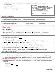 Document preview: CCLE Form 24 Request for Announcement of Established Sponsor Self-study Activity - Ohio