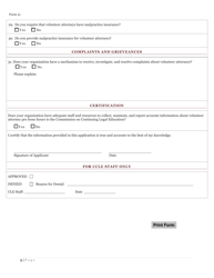 Form 21 Application to Be Recognized as an Organization Providing Pro Bono Programs or Services in Ohio - Ohio, Page 3