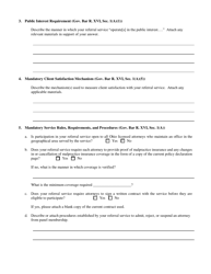 Lawyer Referral and Information Services Provider Registration Form - Ohio, Page 3