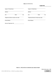 Form 21.9 (SCO-CLC-PBT0021.9) Application to Conform Legal Name of Minor - Ohio, Page 3