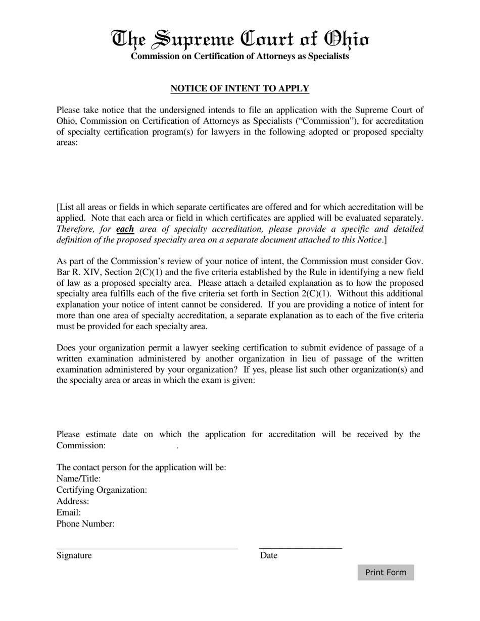 CCAS Form 1 Fill Out, Sign Online and Download Fillable PDF, Ohio