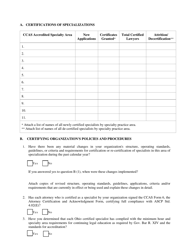 Annual Reporting Form by Certifying Agency - Ohio, Page 2