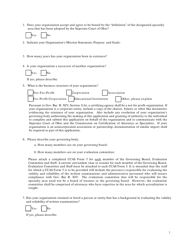 CCAS Form 2 Application for Accreditation as a Certifying Agency for Attorneys as Specialists in Ohio - Ohio, Page 2