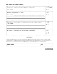 Sign Language Interpreter Certification Application Form - Ohio, Page 3