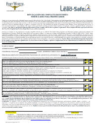 Lead-Safe Homeowner Application - City of Fort Worth, Texas (English/Spanish), Page 7