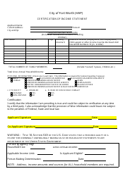 Homebuyer Assistance Program Application - City of Fort Worth, Texas, Page 3