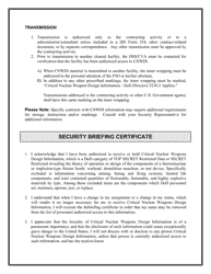 Critical Nuclear Weapons Design Information (Cnwdi) Briefing, Page 2