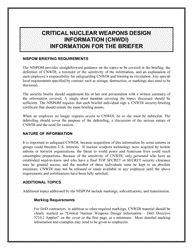 Critical Nuclear Weapons Design Information (Cnwdi) Briefing, Page 4