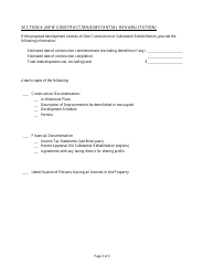 Class 7c Eligibility Application - Cook County, Illinois, Page 3