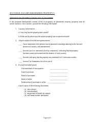 Class 7c Eligibility Application - Cook County, Illinois, Page 4