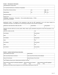 Form 96-0171 Ignition Interlock Manufacturer Application - Arizona, Page 3
