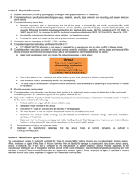 Form 96-0171 Ignition Interlock Manufacturer Application - Arizona, Page 4