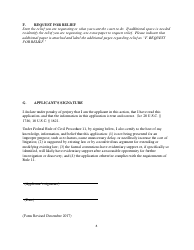 Application for a Writ of Habeas Corpus Pursuant to 28 U.s.c. 2241 - Colorado, Page 4