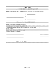 Application to Proceed in Forma Pauperis With Supporting Documentation - Tennessee, Page 6