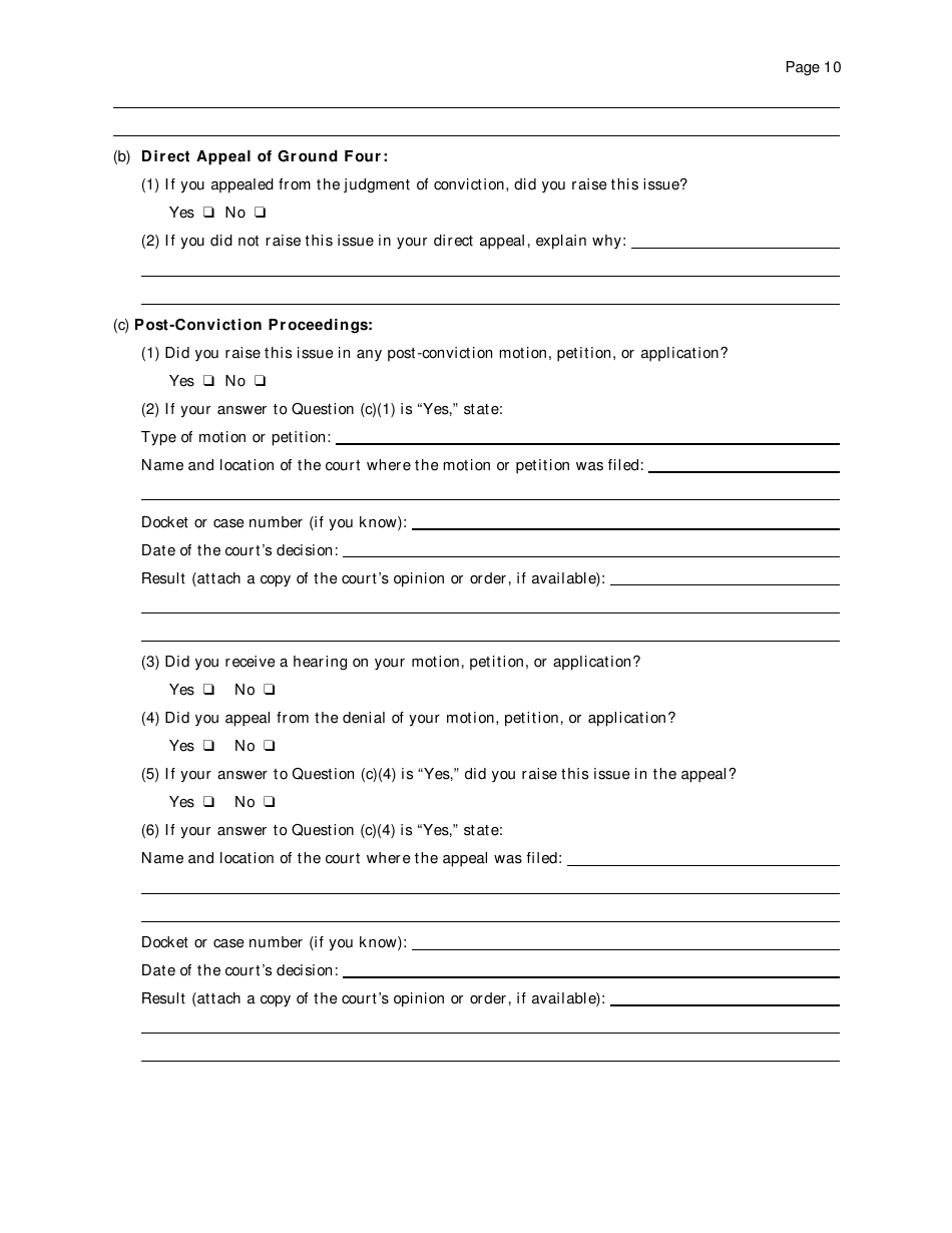 Motion Under 28 U.s.c. 2255 to Vacate, Set Aside, or Correct Sentence by a Person in Federal Custody - Tennessee, Page 10