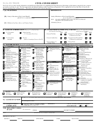 Form JS44 Civil Cover Sheet - Texas