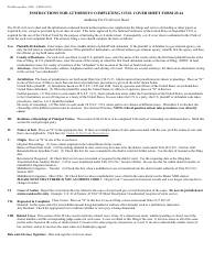 Form JS44 Civil Cover Sheet - Texas, Page 2