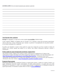 Administrative Penalty Appeal - City of Los Angeles, California (Spanish), Page 2