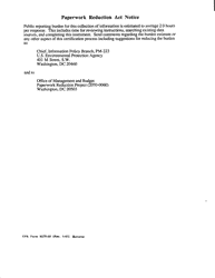 EPA Form 8570-28 Certification of Compliance With Data Gap Procedures, Page 2