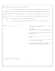 Civil Complaint - Social Security - New York, Page 5