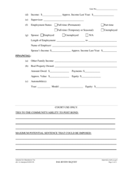 Form CR-14 Bail Review Request - Imperial County, California, Page 2