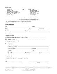 Document preview: Form FL-18B Authentication Request & Apostille Order Form - Imperial County, California