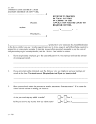 Application for the Court to Request Counsel - New York, Page 2