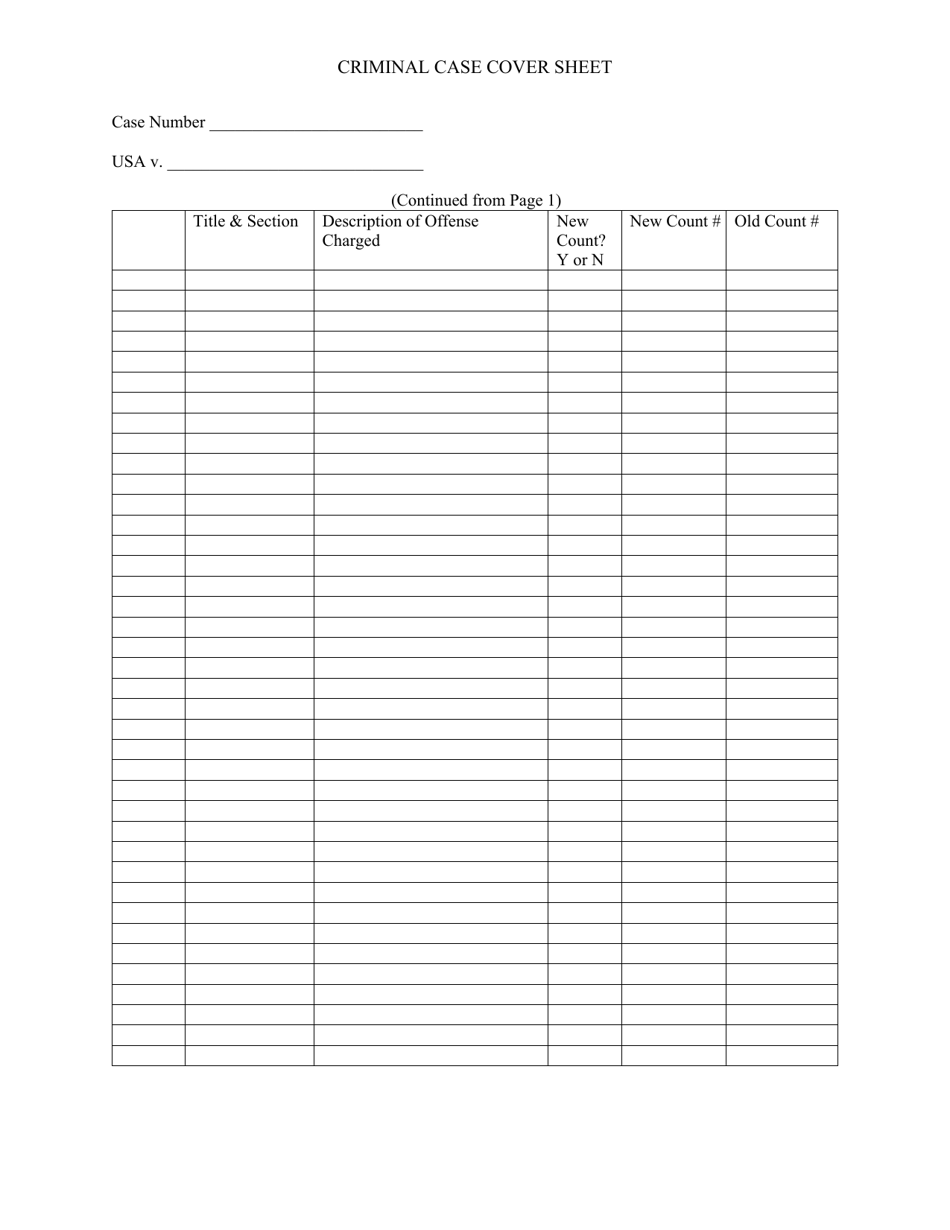 Tennessee Criminal Case Cover Sheet - Fill Out, Sign Online and ...